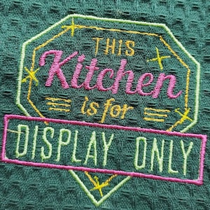 Funny Kitchen Sayings Embroidery Designs: Adult Humor Machine Files
