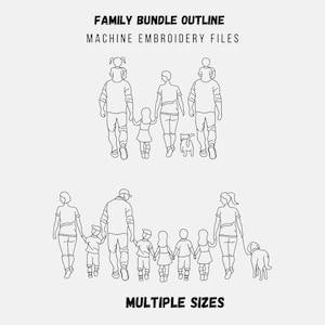 Customizable Family Machine Embroidery Designs bundle for personalized sweatshirts, Father’s Day Patterns, Mother&#39;s Day files, hoodies