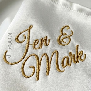Timeless Elegant Wedding Native BX Font for Machine Embroidery, Satin Stitch | 1in - 4in | ONLY BX