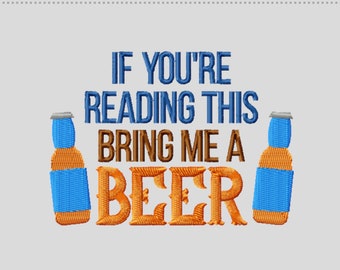 Beer Machine Embroidery Designs, Funny Beer Embroidery Sayings, Barbeque Aprons Pes Files, Man Embroidery Quotes Funny