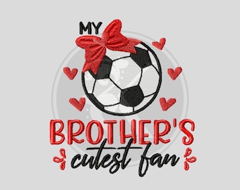 Soccer Sister Machine Embroidery Designs, Soccer Ball With Bow Embroidery Patterns, Cutest Fan Pes Files, Soccer Embroidery Applique