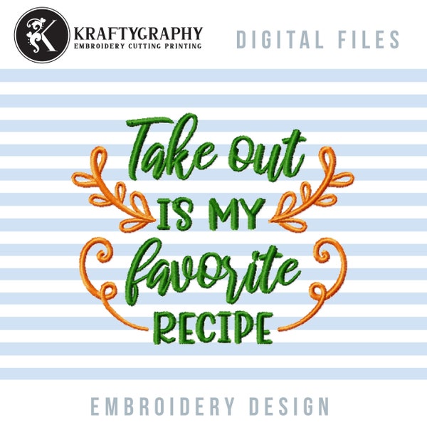 Kitchen Recipe Machine Embroidery Designs, Funny Kitchen Embroidery Patterns, Dish Towels Embroidery Sayings, Cook Aprons Pes Files, Jef