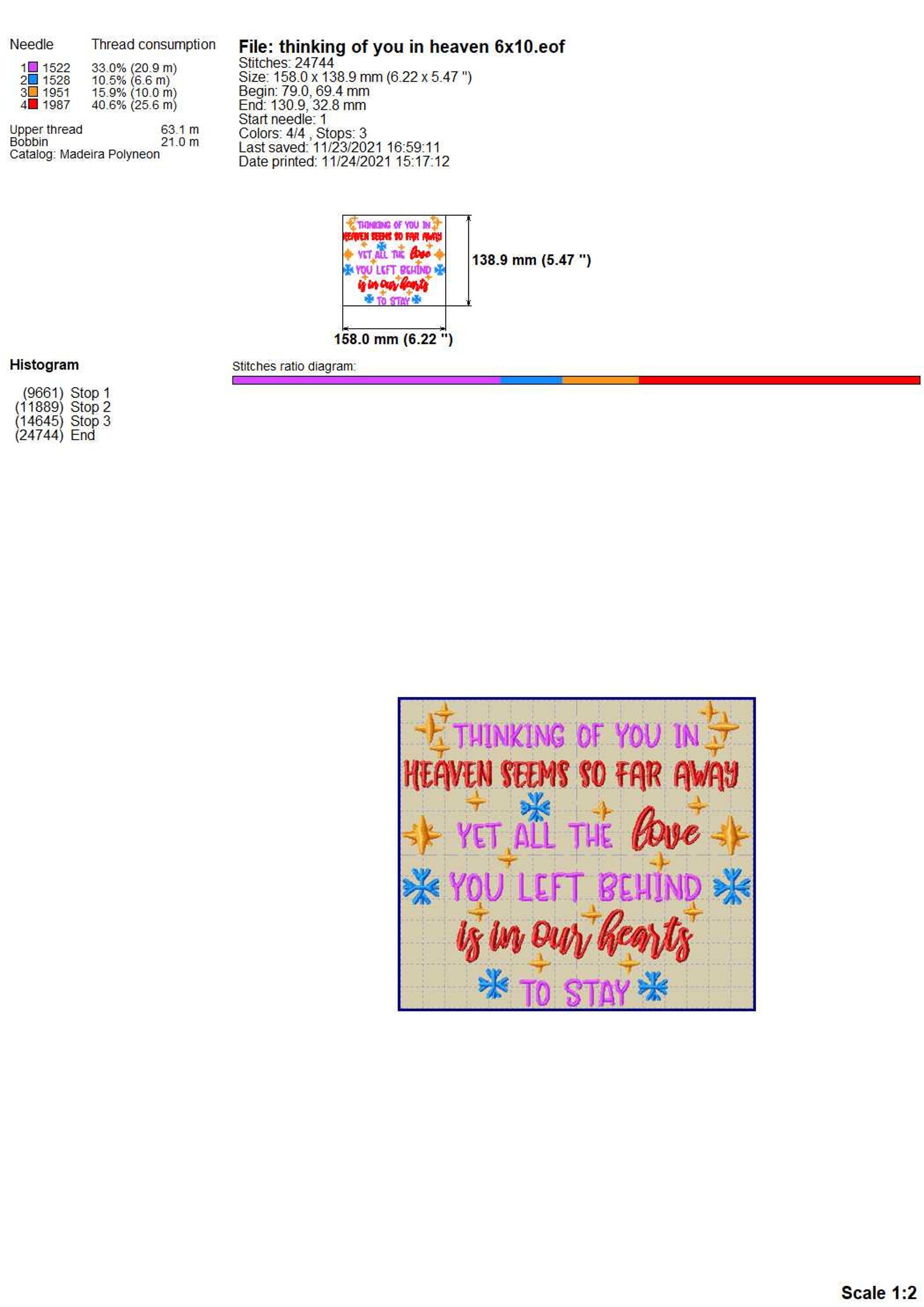 Memory Pillow Embroidery Designs Memorial Embroidery Etsy