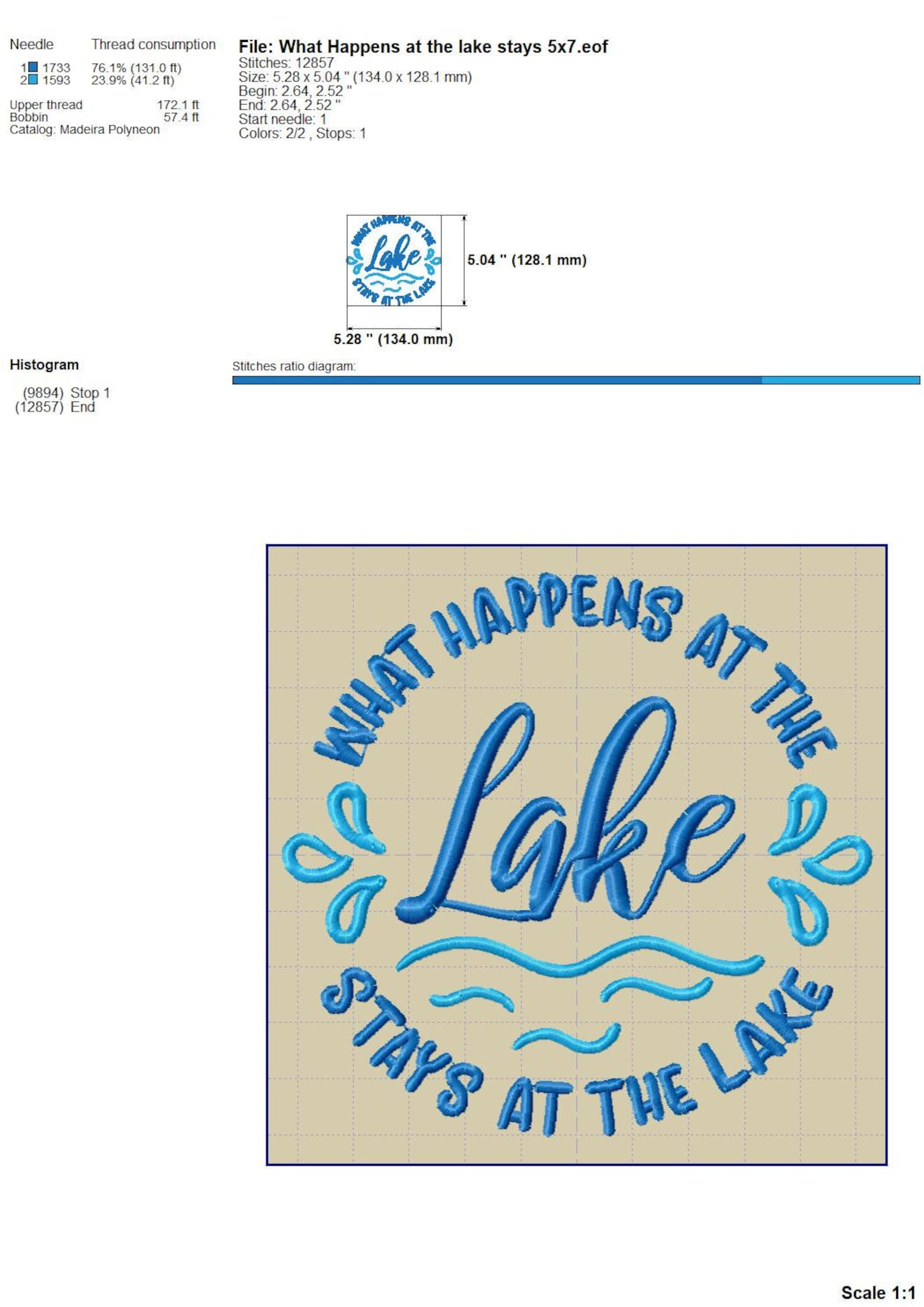 Lake Machine Embroidery Designs Lake Embroidery Sayings Lake Etsy