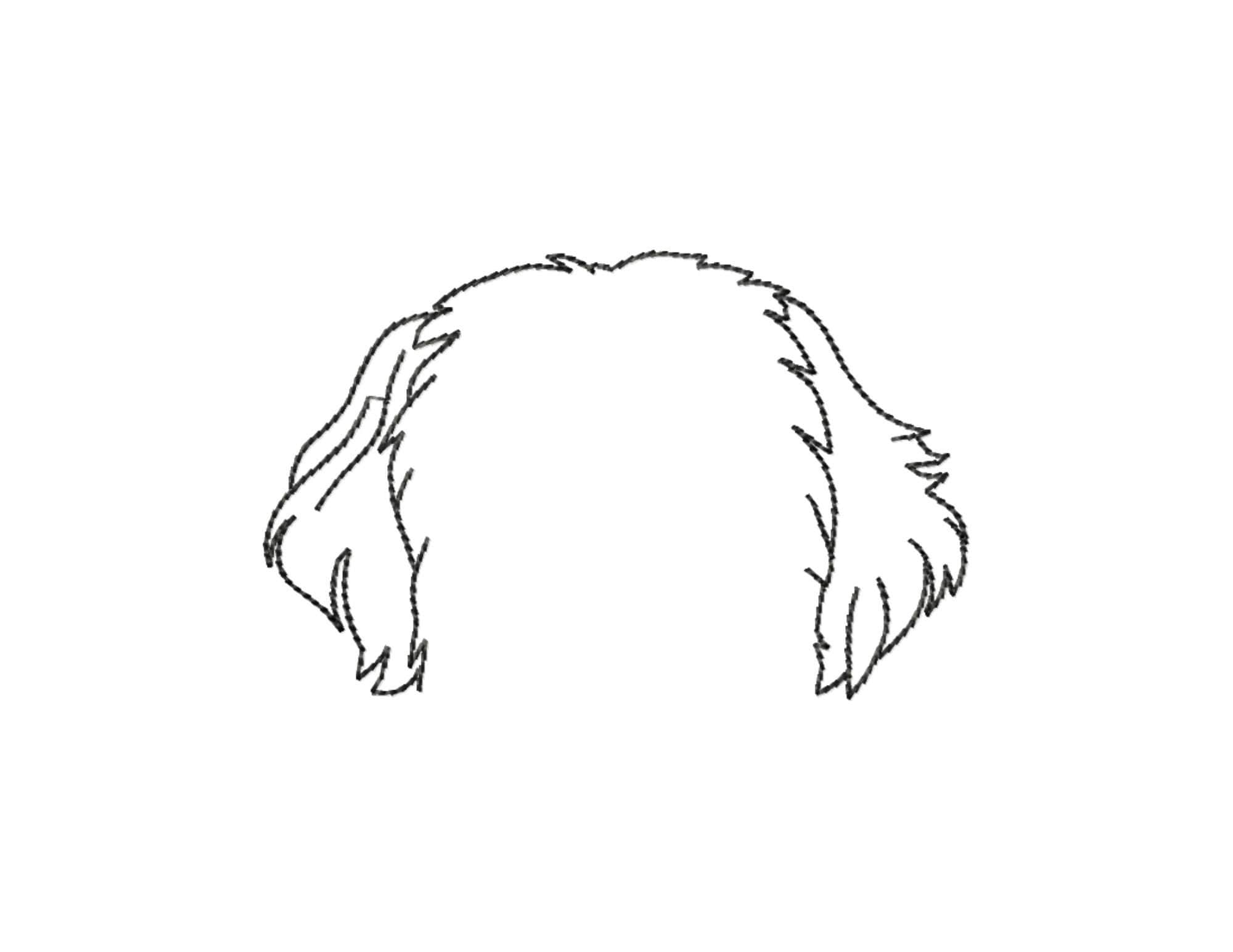 Shih Tzu Dog Ears Outline Machine Embroidery Design, Bichon Dog Sketch  Embroidery Patterns, Simple Embroidery Files, Beginner Embroidery - Etsy  Sweden