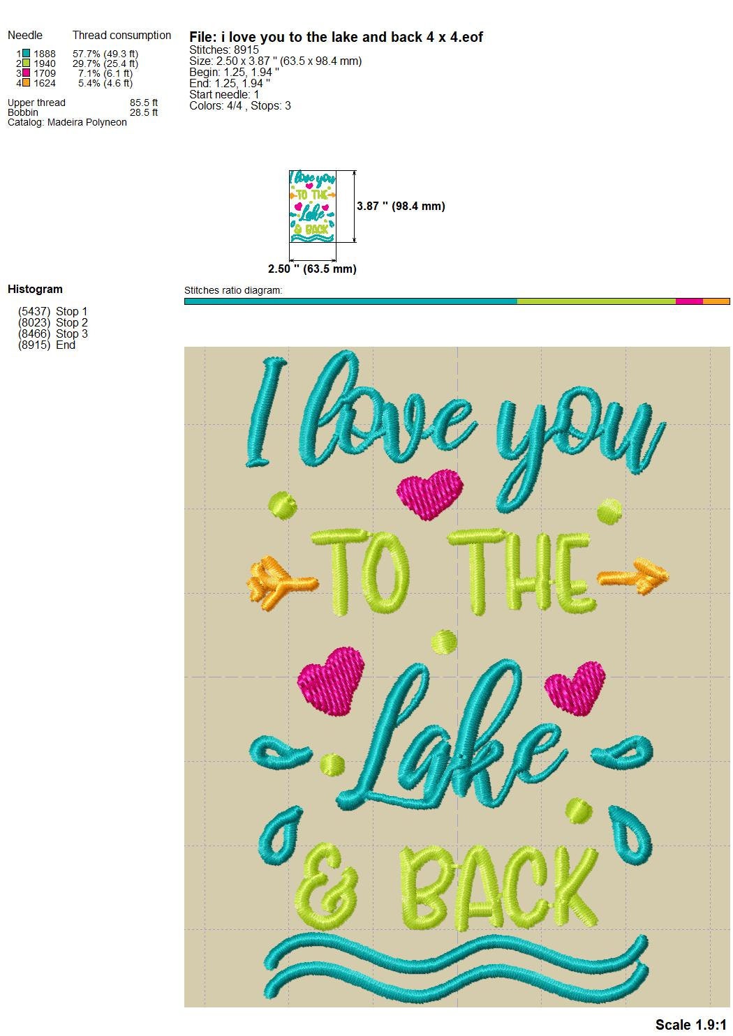 Lake love machine embroidery designs lake house embroidery  etsy