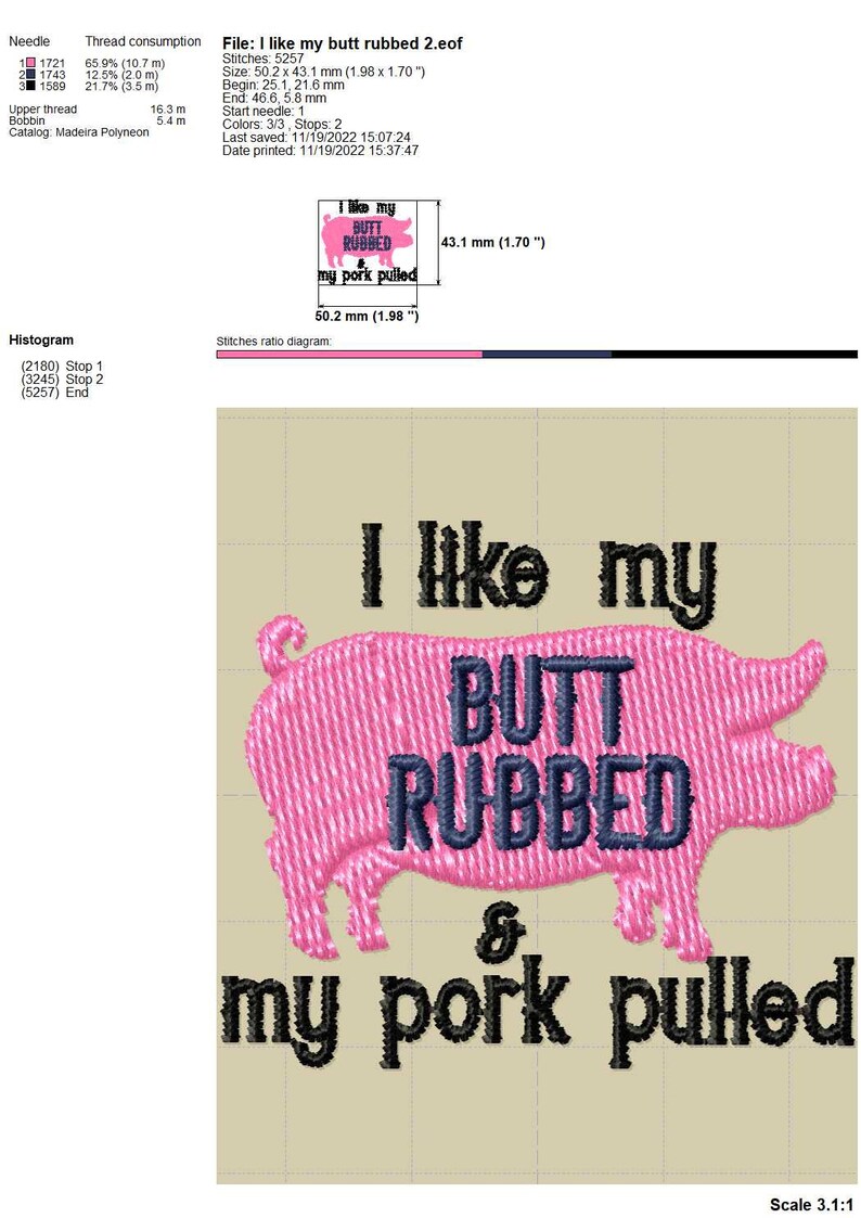 Funny Grill Apron Machine Embroidery Designs Pig Embroidery Etsy