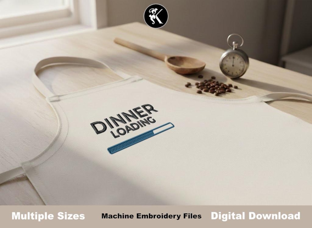 Dinner Loading Machine Embroidery Design, Funny Tech Quote, Digital ...