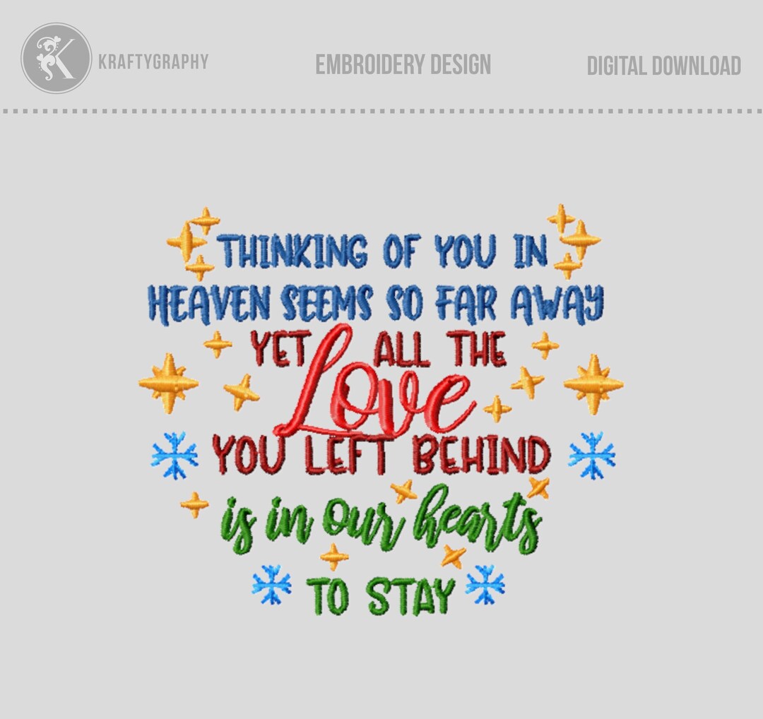 Memory Pillow Embroidery Designs, Memorial Embroidery Patterns