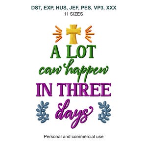 Religious Embroidery Patterns, Easter Catholic Embroidery Sayings, Cross Embroidery Designs, Bible Verses Pes Files, Jesus Quotes Embroidery