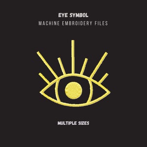 Witch eye machine embroidery designs, mystical eye, celestial embroidery downloads, runes, spiritual, magical, embroidery files