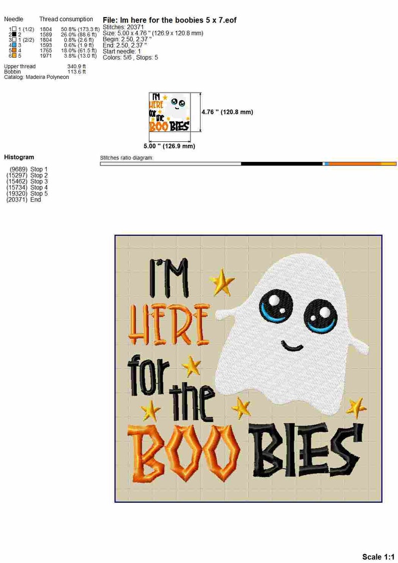 Funny Halloween Baby Bibs Machine Embroidery Designs, Hilarious Toddler Embroidery Patterns, Cute Ghost Pes Files, Applique Embroidery image 5