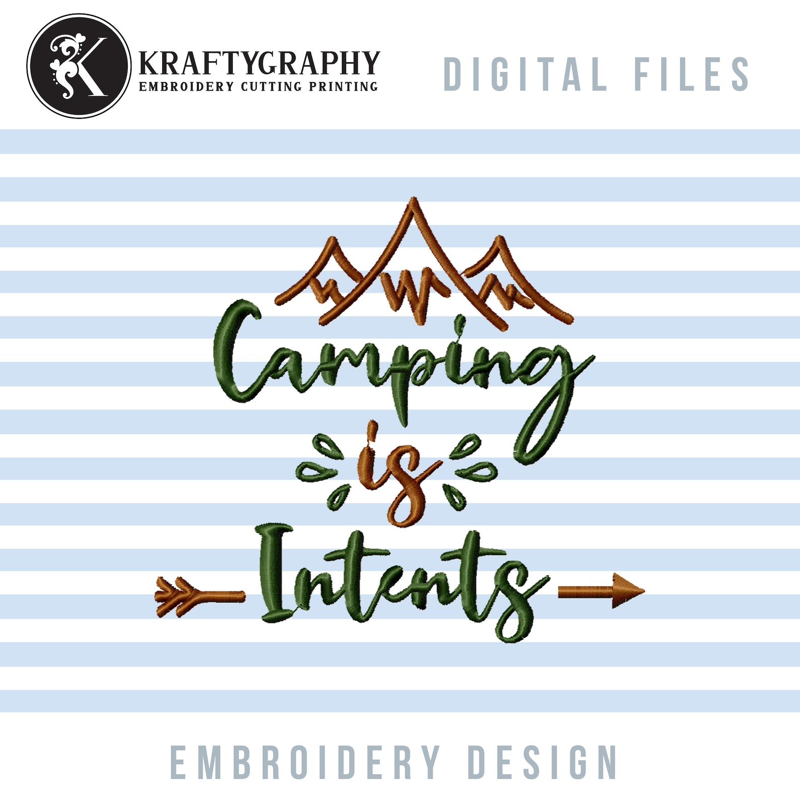 Mountain Camping Machine Embroidery Designs Bundle Camper Etsy