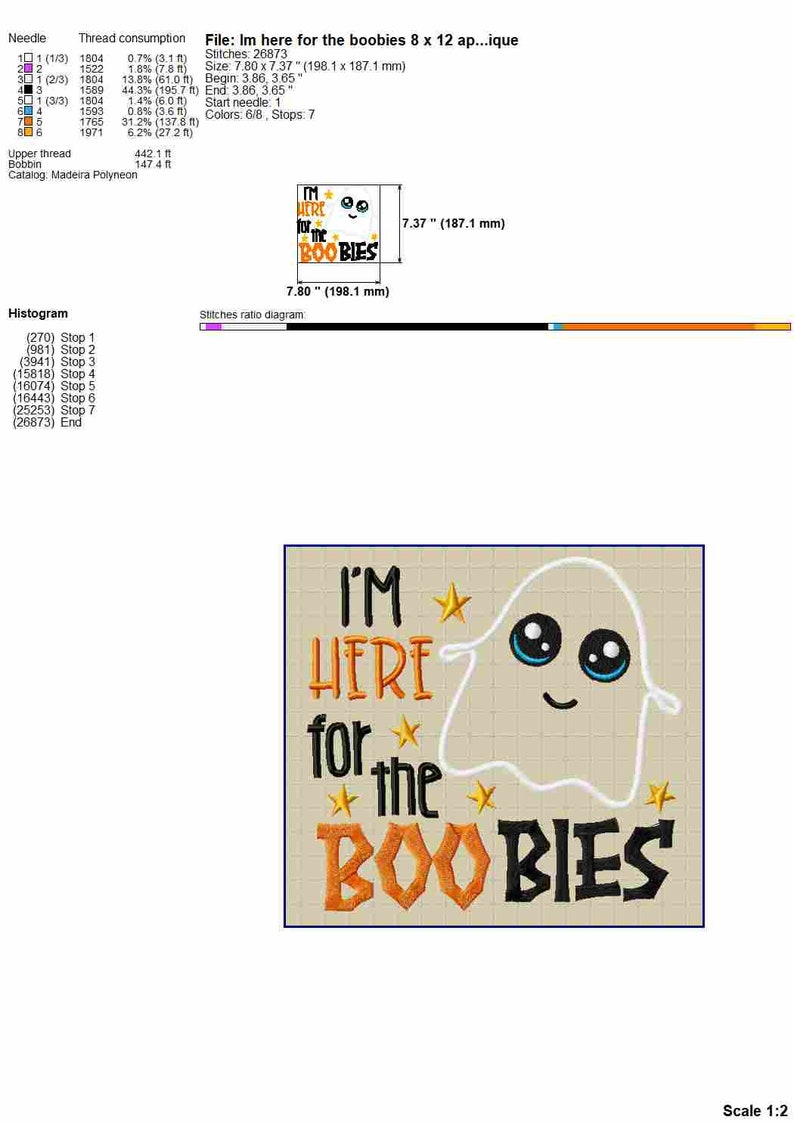 Funny Halloween Baby Bibs Machine Embroidery Designs, Hilarious Toddler Embroidery Patterns, Cute Ghost Pes Files, Applique Embroidery image 8