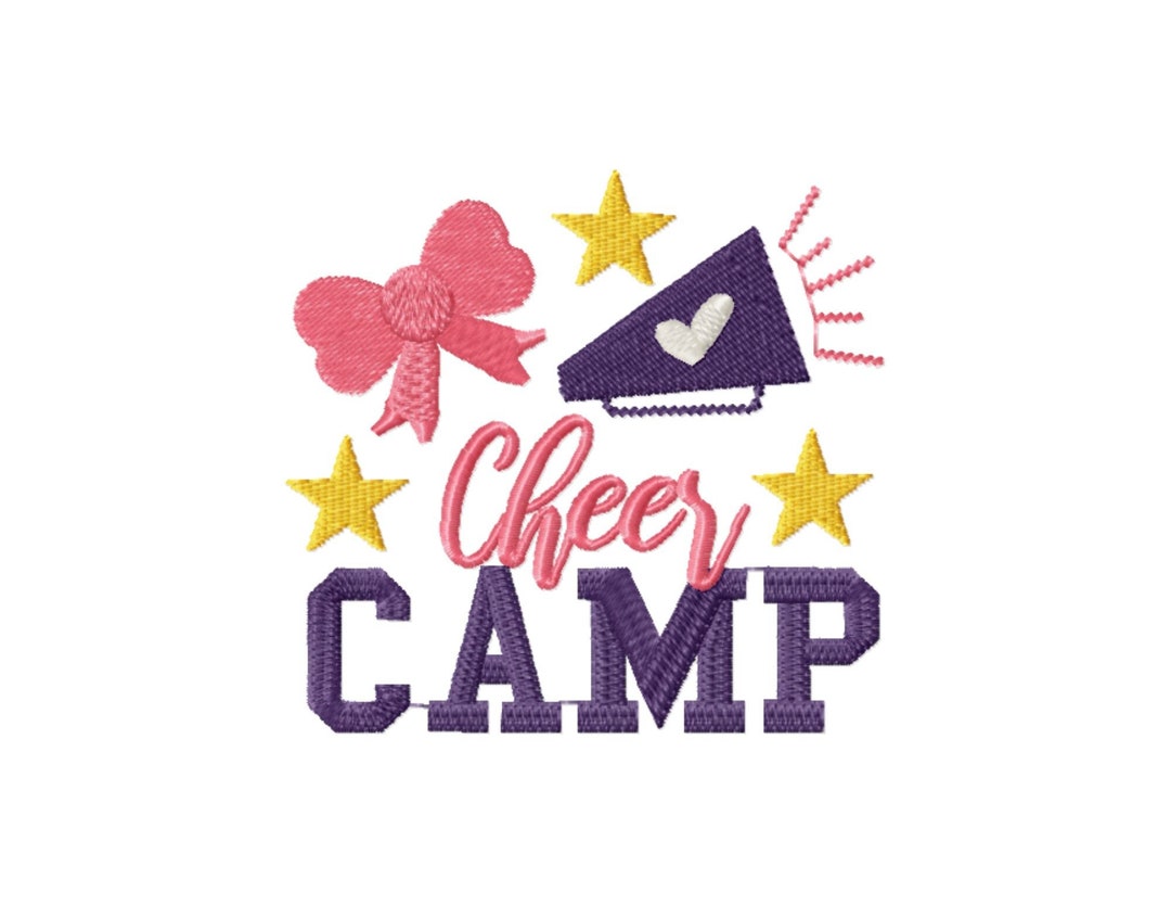 Cheer Camp Machine Embroidery Designs, Cheerleader Embroidery Patterns ...