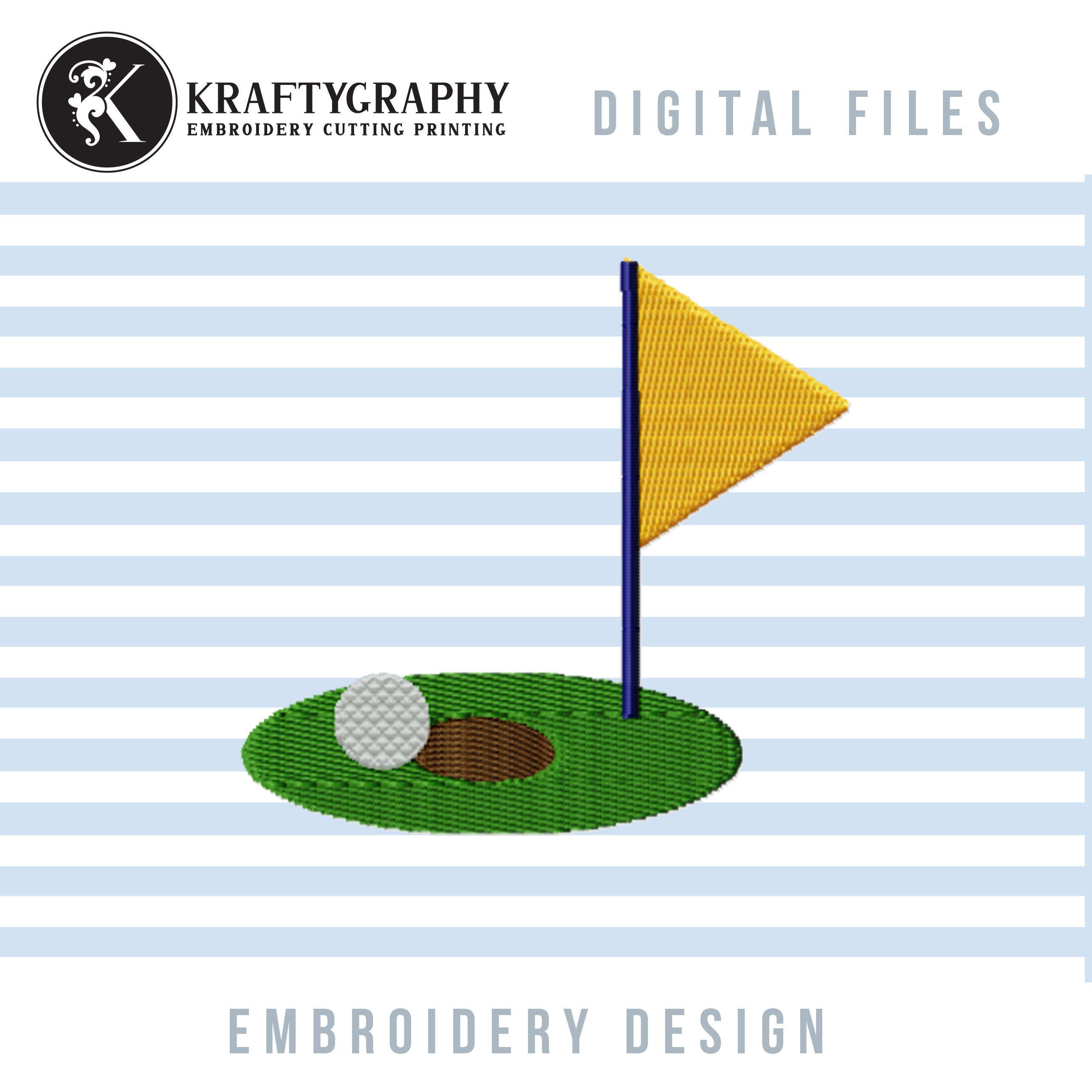 ゴルフマシン刺繍デザインバンドル - Etsy 日本