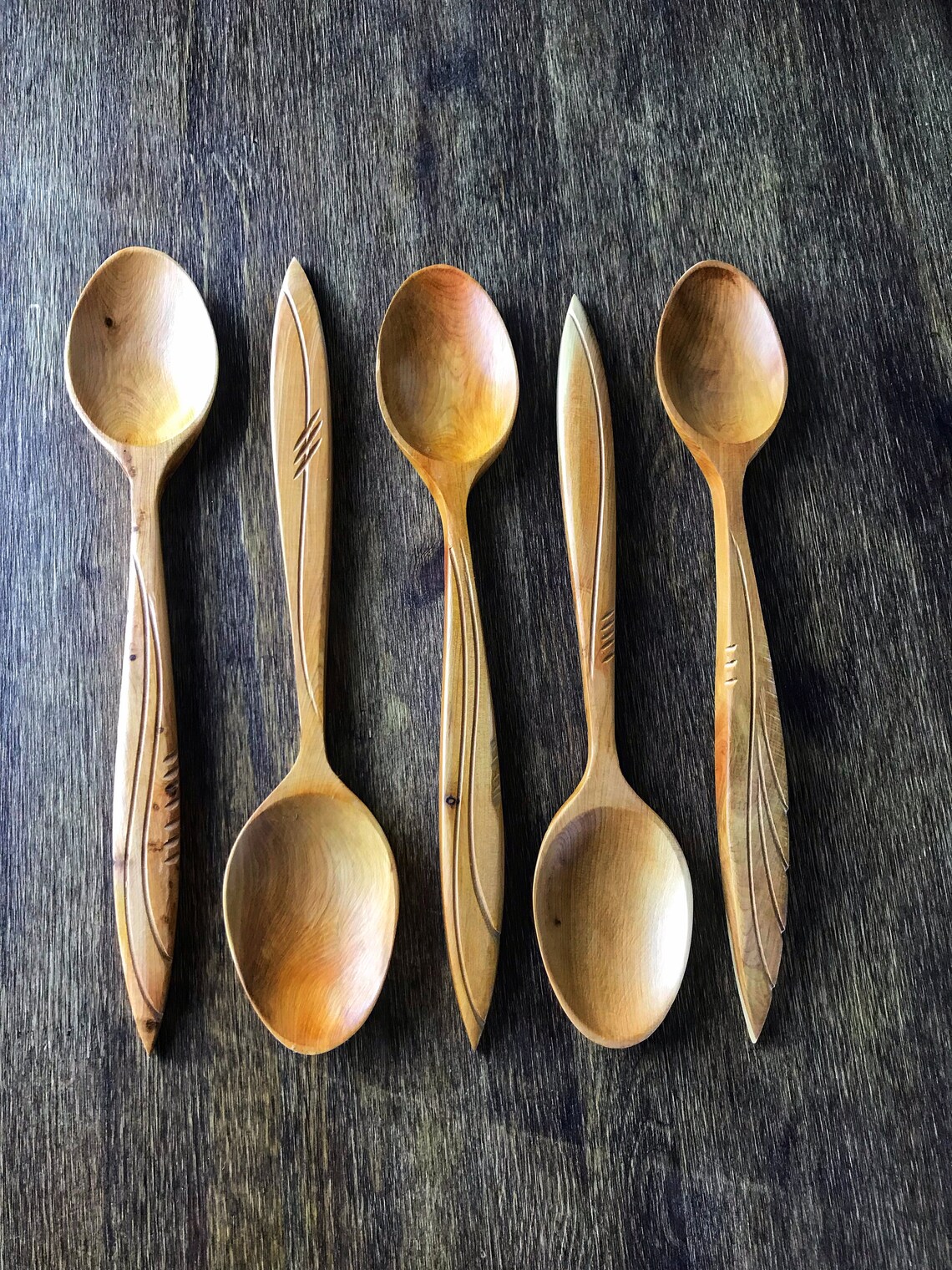 Grande cuillère en bois Cuillère dagitation en bois Longue Etsy