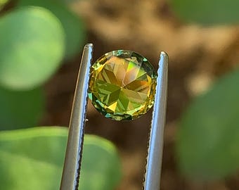 1.98ct Yellow Green Parti Sapphire, Unheated, Australia Natural