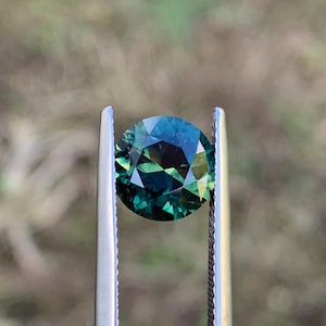 2.88ct Parti Sapphire, Round, Unheated, Australia Natural Gemstone