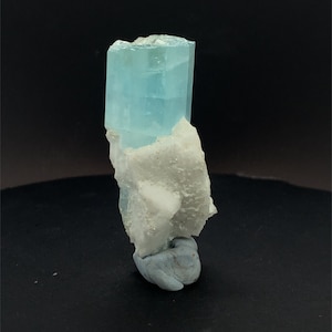 29g Aquamarine with Orthoclase Feldspar, Tourmaline Natural Gemstone