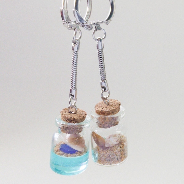 Sea Glass Keychain Etsy