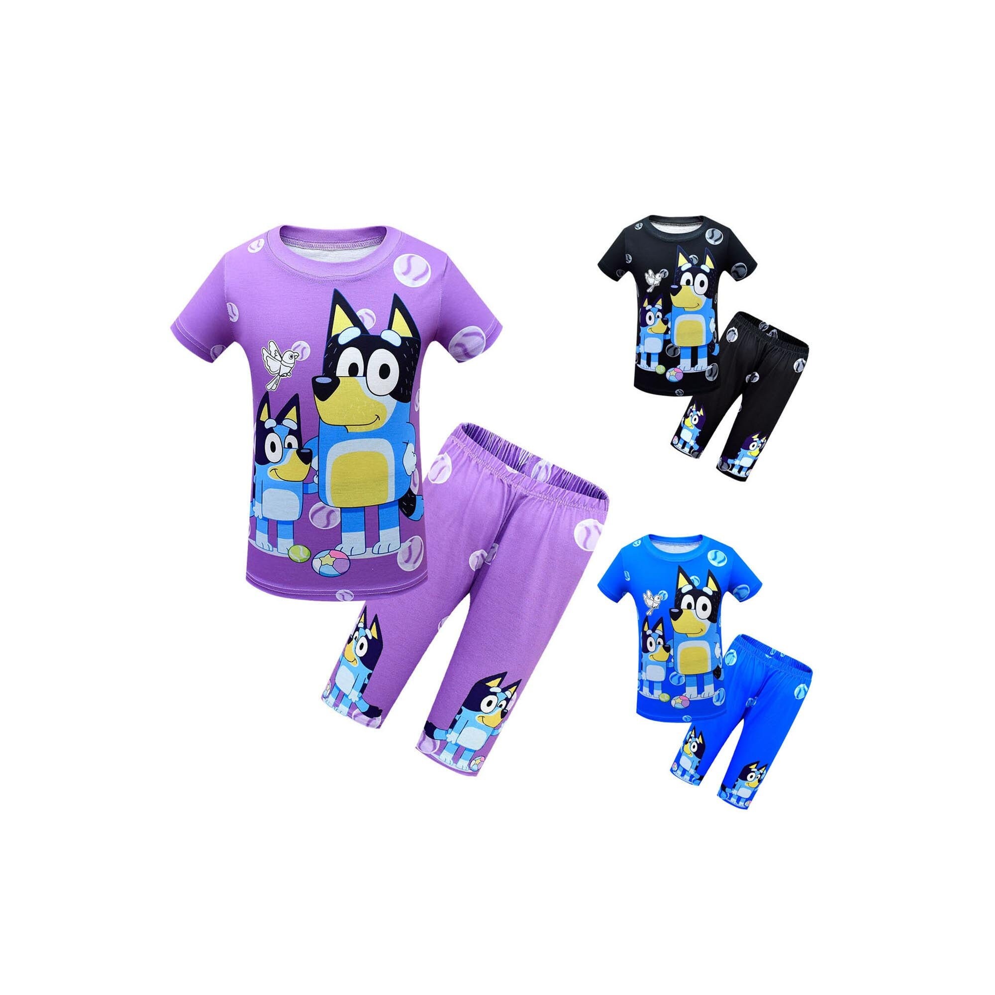 Bluey Pajamas for Toddlers Girls Boys Pjs for Toddler Cotton Etsy