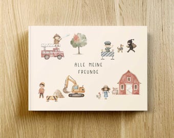 Construction Site Friendship Book | Farm Friendship Album | Fire Department | Police | All My Friends | Helper Friendship Book | School | Kindergarten