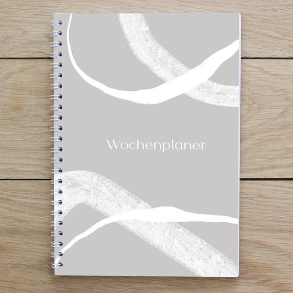 Wochenplaner | Home Office Planer | Wochenübersicht | Notizblock | Termin & To-Do-Liste | Weekly Planner | Spiralbindung | DIN A5