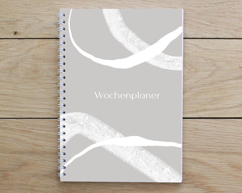 Wochenplaner Home Office Planer Wochenübersicht Notizblock Termin & To-Do-Liste Weekly Planner Spiralbindung DIN A5 Bild 1