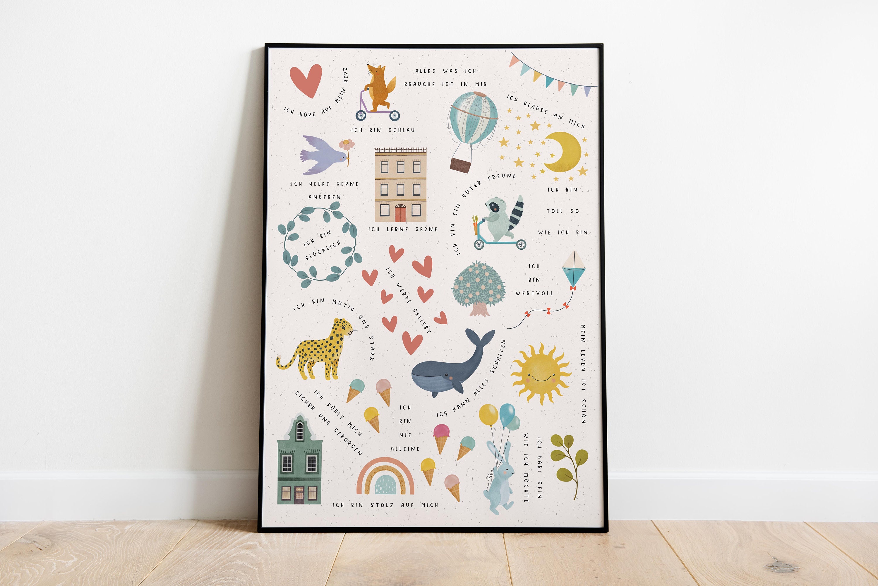 Affirmation posters A4 / A3 / A2 | Affirmation posters for children | Positive beliefs | Gift for children