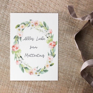 Muttertagskarte | Karte Muttertag | Muttertag Karte | Karte zum Muttertag | Alles Liebe zum Muttertag
