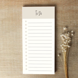 To-do list DIN long - 50 sheets | Task block | Daily planner | Weekly planner | Notepad | Office | Home office