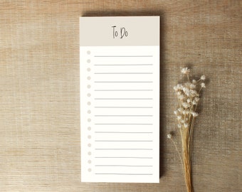 To-Do List DIN long - 50 sheets | Task pad | Daily planner | Weekly planner | Notepad | Office | Home office
