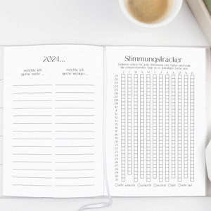 Kalender 2024 Jahresplaner 24 Taschenkalender Terminkalender Kalenderbuch Studienplaner Wochenplaner Hardcover DIN A5 Bild 8