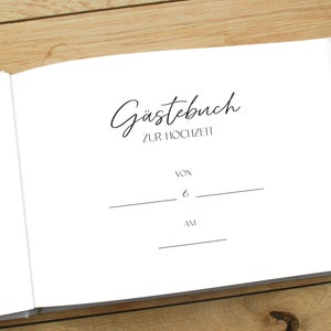 Guest book wedding with questions to fill out DIN A5 landscape image 5