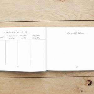 Guest book wedding with questions to fill out DIN A5 landscape image 8