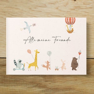 Friendship book for children | Kindergarten | School enrollment | School | Animal Friendship Album | A5 Friendship Book | Adventure Friendship Album