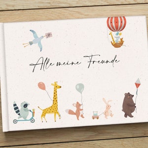 B-Stock Friendship Book for Children | Kindergarten | School Enrollment | School | Friendship Album Animals | A5 Friendship Book