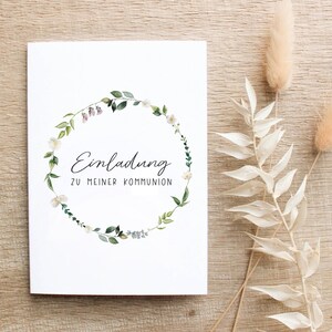 10x invitaciones de comunión