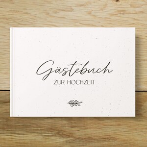 Gästebuch Hochzeit mit Fragen zum Ausfüllen | DIN A5 quer