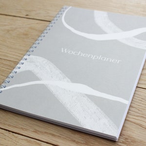 Wochenplaner Home Office Planer Wochenübersicht Notizblock Termin & To-Do-Liste Weekly Planner Spiralbindung DIN A5 Bild 5