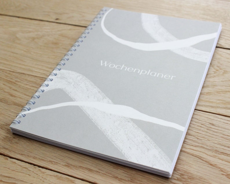 Wochenplaner Home Office Planer Wochenübersicht Notizblock Termin & To-Do-Liste Weekly Planner Spiralbindung DIN A5 Bild 5