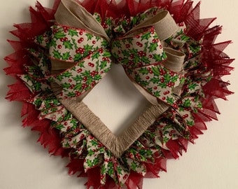 The Heart Of The Holly Jolly Season! Wreath