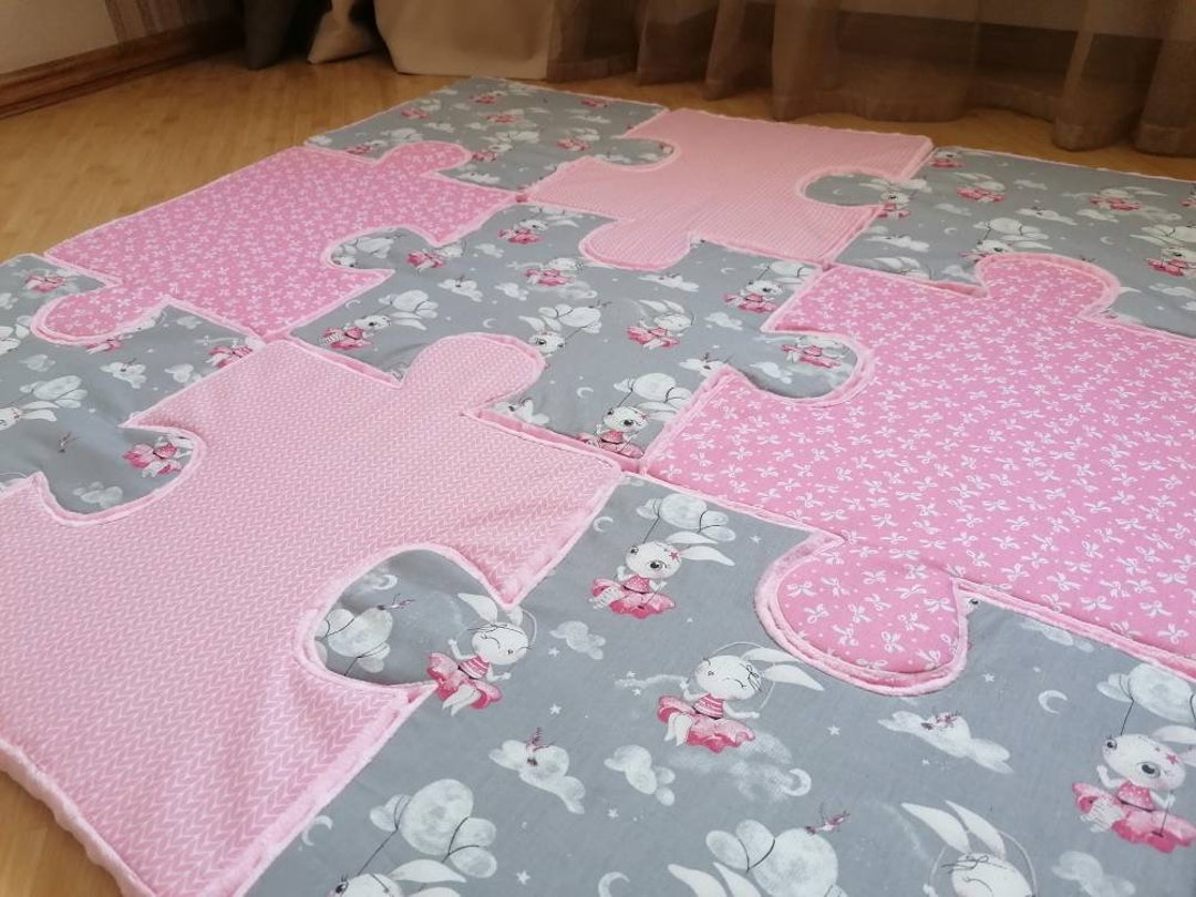 Baby Puzzle Play Mat Puzzle Pillow Mat Baby Soft Pillow Play Etsy UK