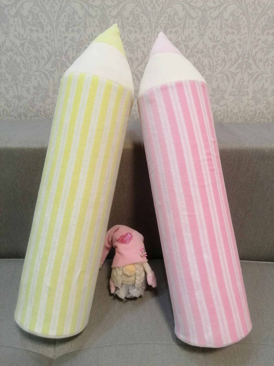 Pillow Pencil Decorative Pillows Soft Pensil Gift for Etsy