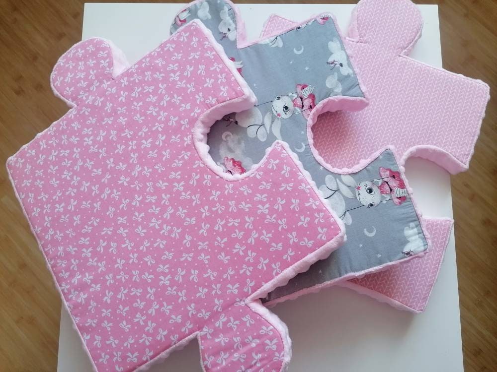 Baby Puzzle Play Mat Puzzle Pillow Mat Baby Soft Pillow Play Etsy UK