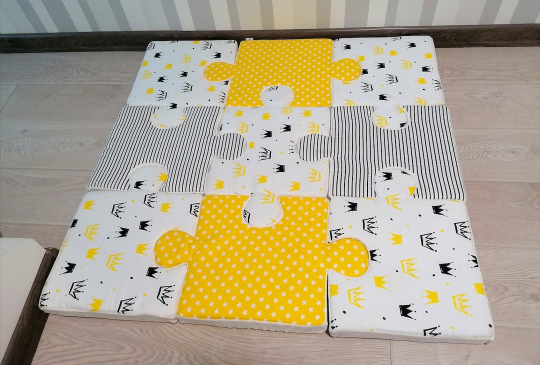 Baby Puzzle Play Mat Pillow Mat Gift for Newborn Logic Game Etsy UK