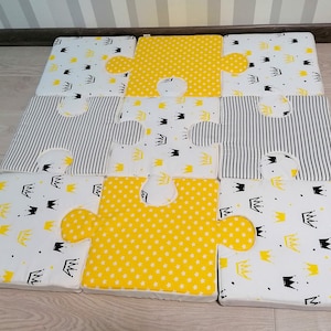 Baby Play Mat, Cushion Play Mat, Gift for Newborn, Cotton Baby Carpet, Puzzle Cushion Mat, Baby Soft Floor, Folding Baby Play Mat