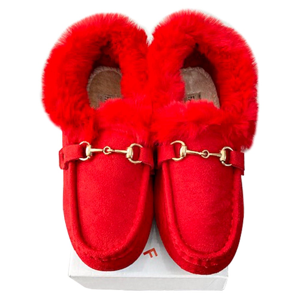 Faux Fur Lined Shoes - Etsy