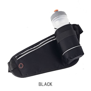 ADD Running Belt Waist Bag for Men and Women | Gym Fanny Pack Waist Pouch with Water Bottle  Sports Belt Waist Phone Holder for Jogging